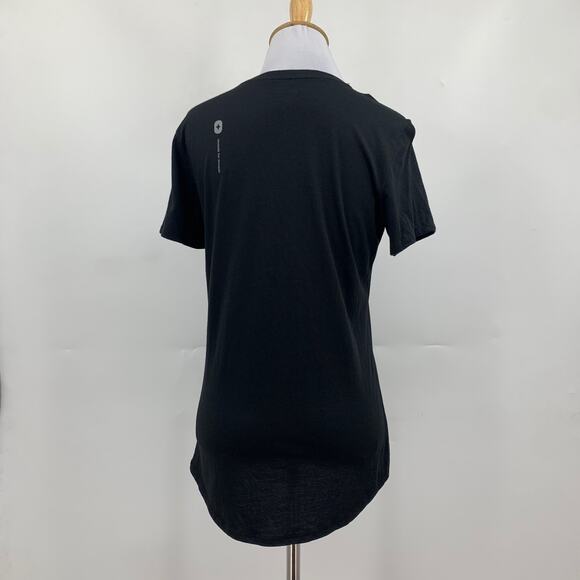 Figs Shirt Women XS Extra Small Black Super Soft Short Sleeve Underscrub Scrub - Picture 4 of 11